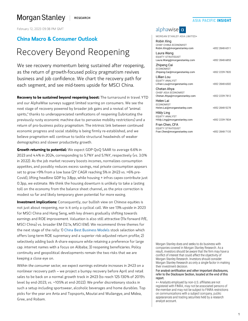 Morgan Stanley Fixed-China Macro  Consumer Outlook Recovery Beyond Reopening-Morgan Stanley Fixed-China Macro  Consumer Outlook Recovery Beyond Reopening-_1.png